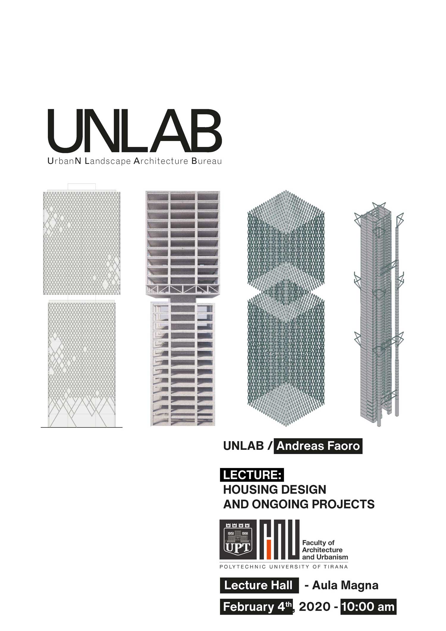 Lecture at the Polytechnic of Tirana, Faculty of Architecture (FAU)