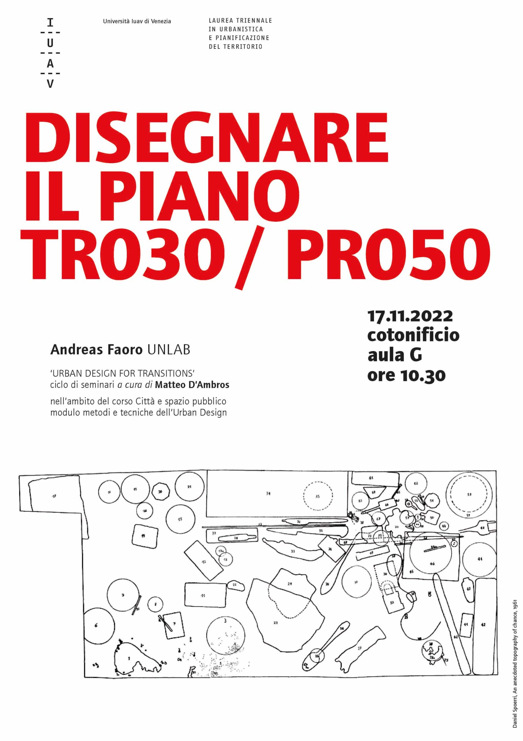 Lecture at IUAV (Istituto Universitario di Architettura Venezia) and presentation of the new Tirana General Local Plan (TR030) and the work in progress of “Parma General Urban Plan” (PR050).